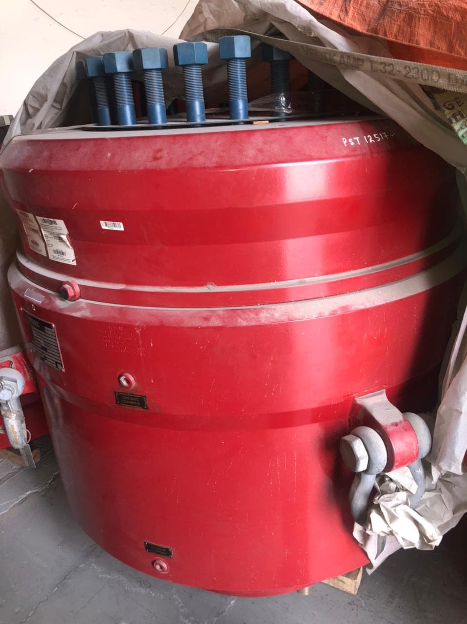 Surplus Shaffer 13-5/8" BOP package with Hydril MSP annulars — 5K-class stack, not sold as 10K.